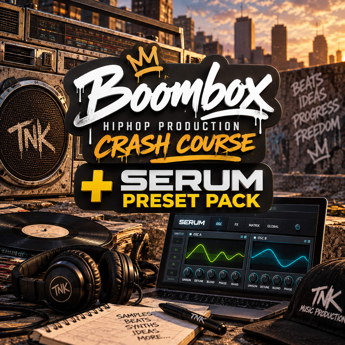 Boombox Hip Hop + Serum Preset Pack
